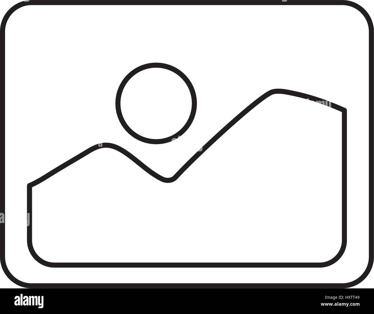 Picture of landscape icon vector illustration graphic design Stock ...