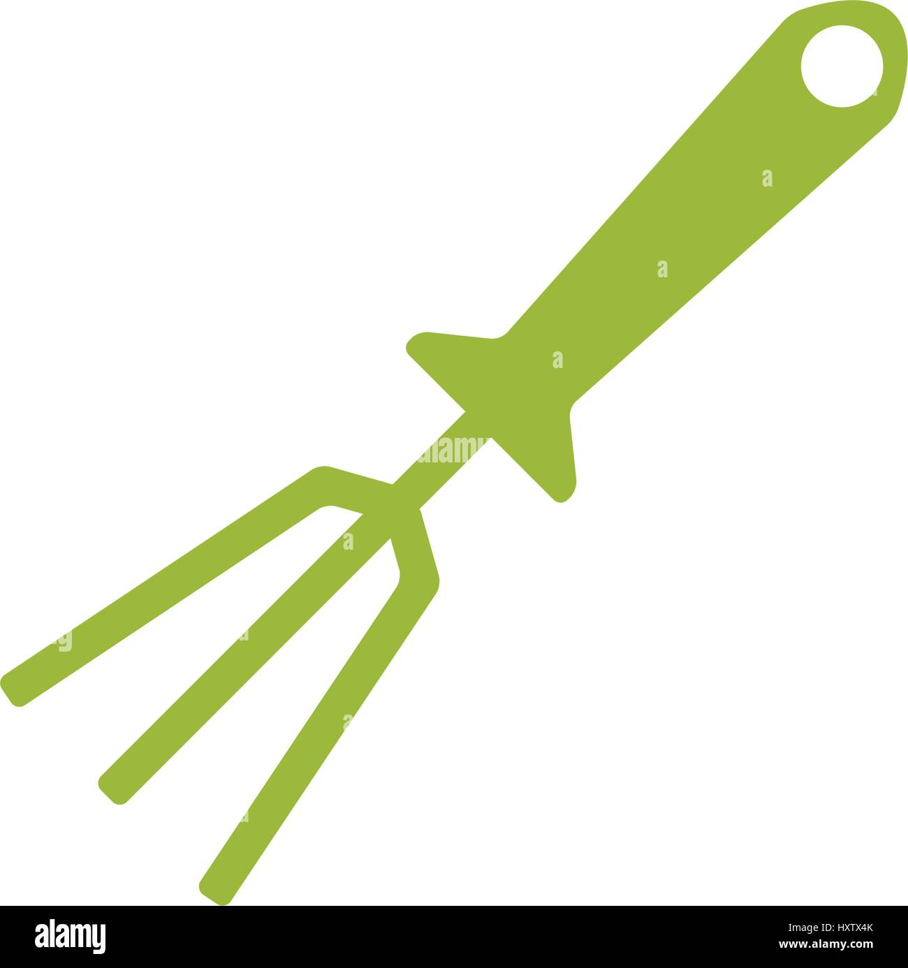 Rake gardening tool Stock Vector Image & Art - Alamy