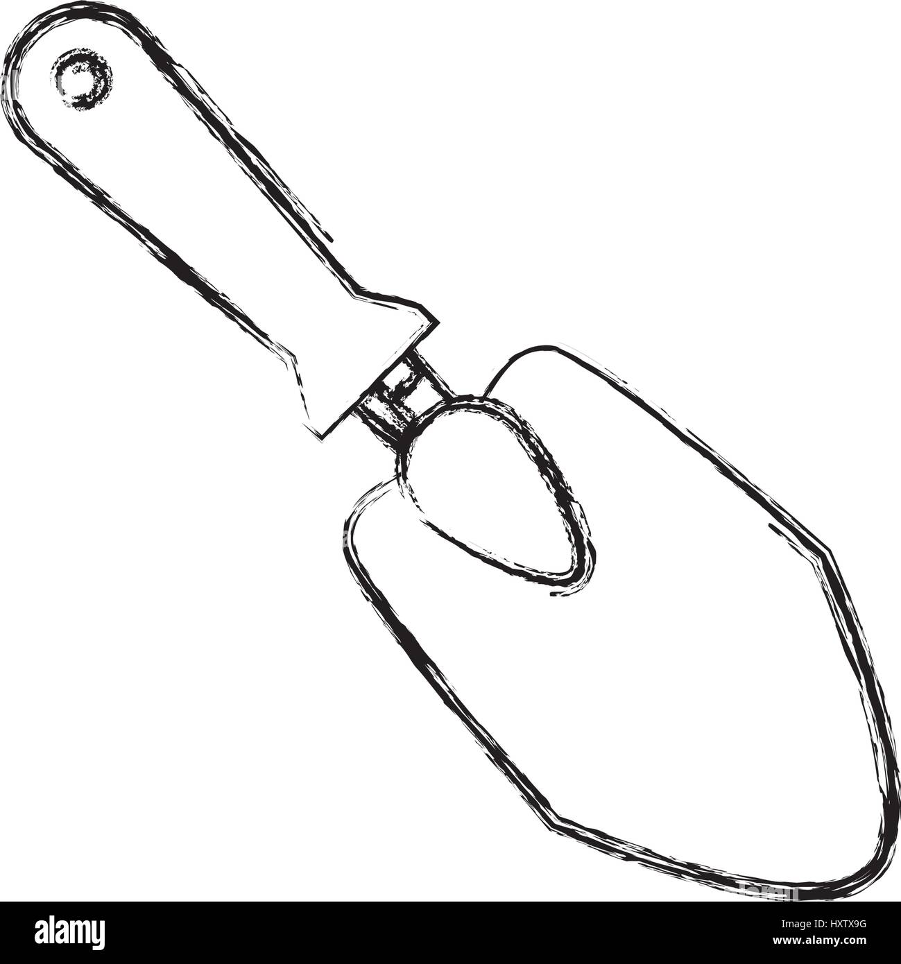 trowel gardening tool Stock Vector Image & Art Alamy