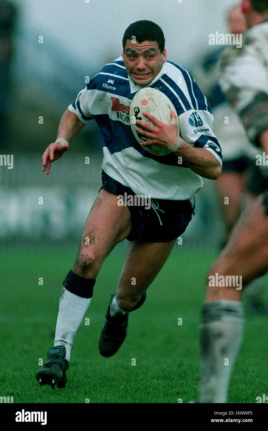 TERRY MANNING FEATHERSTONE ROVERS RLFC 02 April 1992 Stock Photo