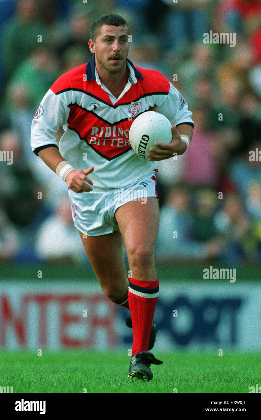 MIKE FLETCHER HULL KINGSTON ROVERS RLFC 21 September 1992 Stock Photo