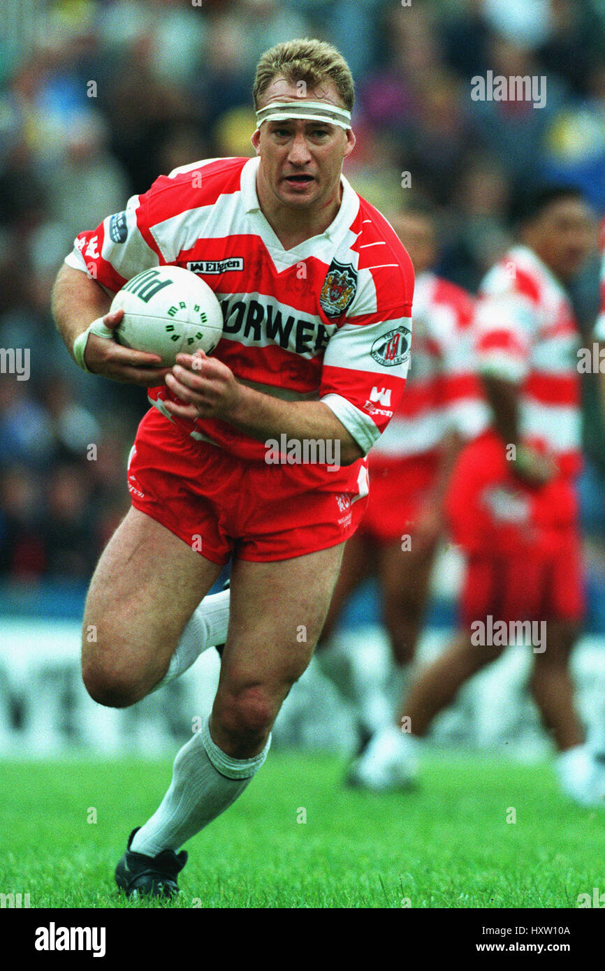 DEAN BELL WIGAN RLFC 24 August 1993 Stock Photo - Alamy