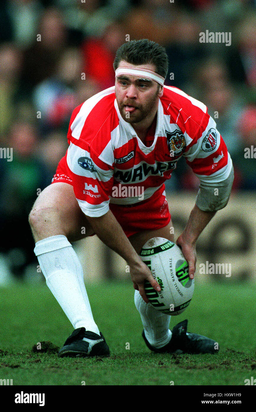 MARTIN DERMOTT WIGAN RLFC 24 January 1994 Stock Photo Alamy