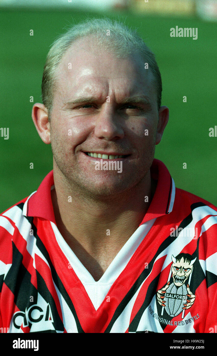 MIKE GREGORY SALFORD RLFC 23 August 1994 Stock Photo