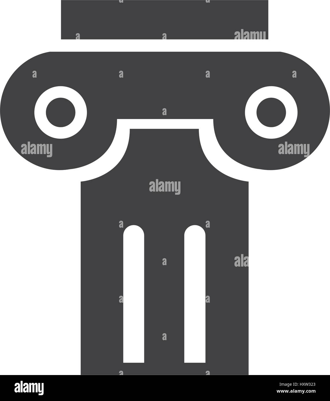 Ancient columns icon black normal Stock Vector Image & Art - Alamy