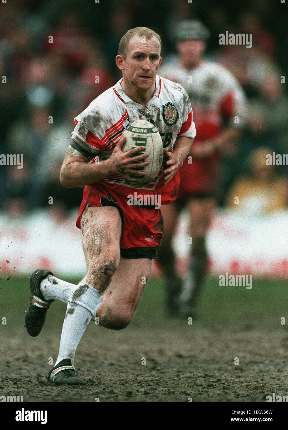 SHAUN EDWARDS WIGAN RLFC 22 March 1995 Stock Photo Alamy
