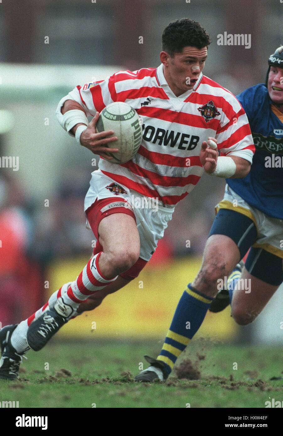 HENRY PAUL WIGAN RLFC 18 April 1996 Stock Photo - Alamy