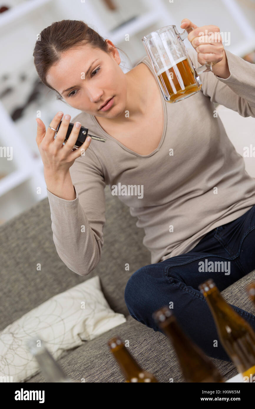 woman drinking too much alcohol Stock Photo 137007296 Alamy