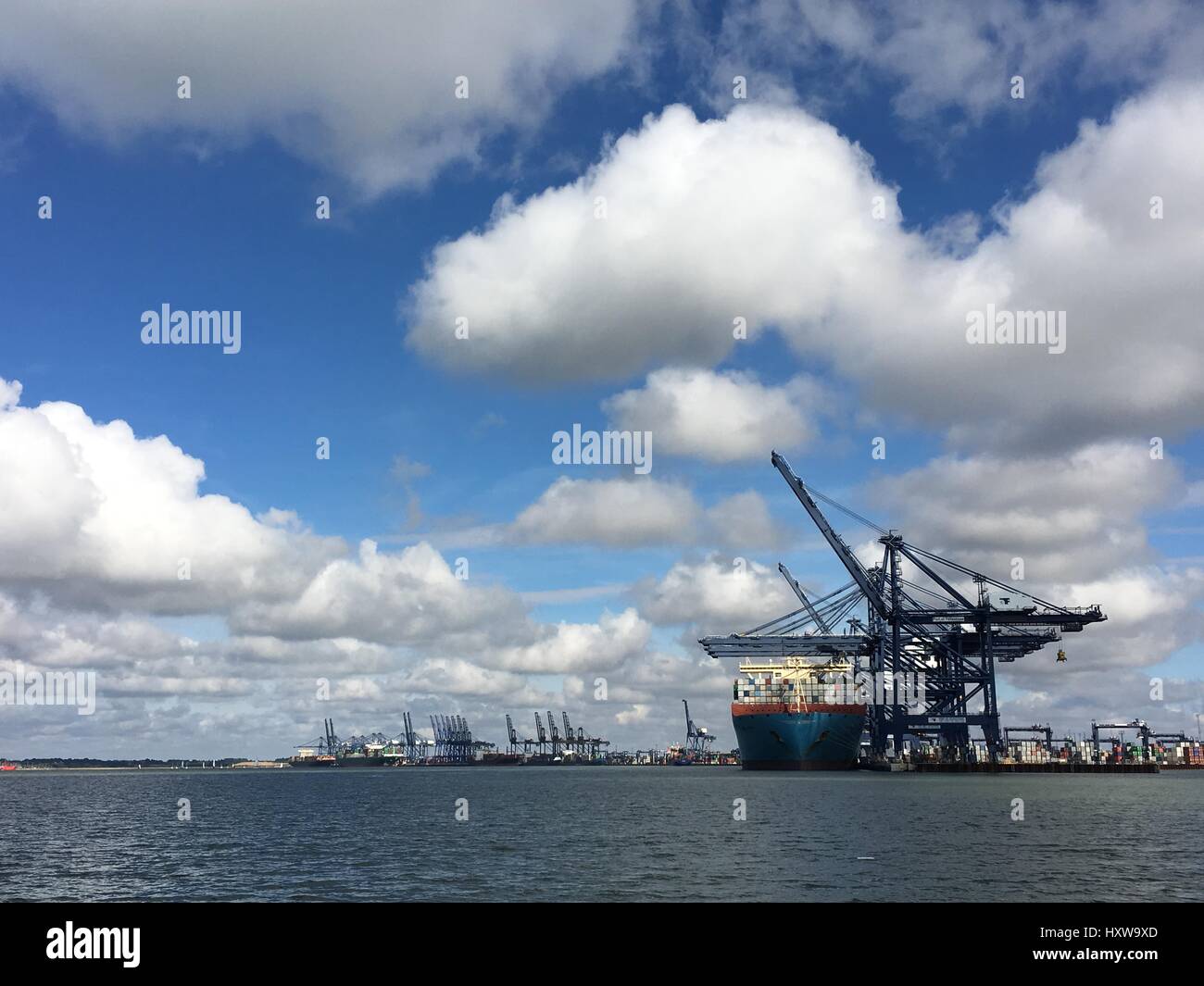 Port of Felixstowe Stock Photo Alamy