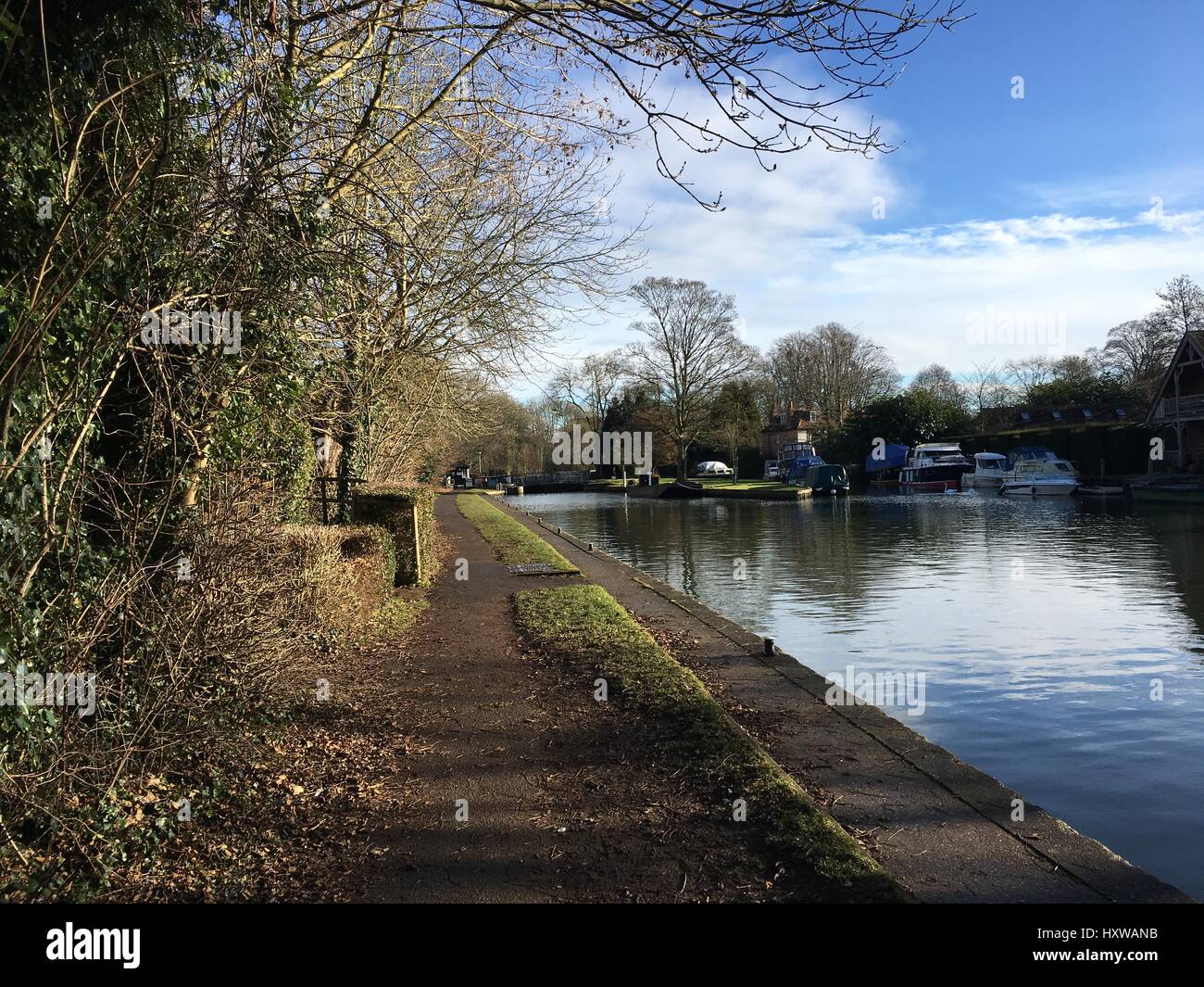 Hurley on Thames, UK Stock Photo Alamy