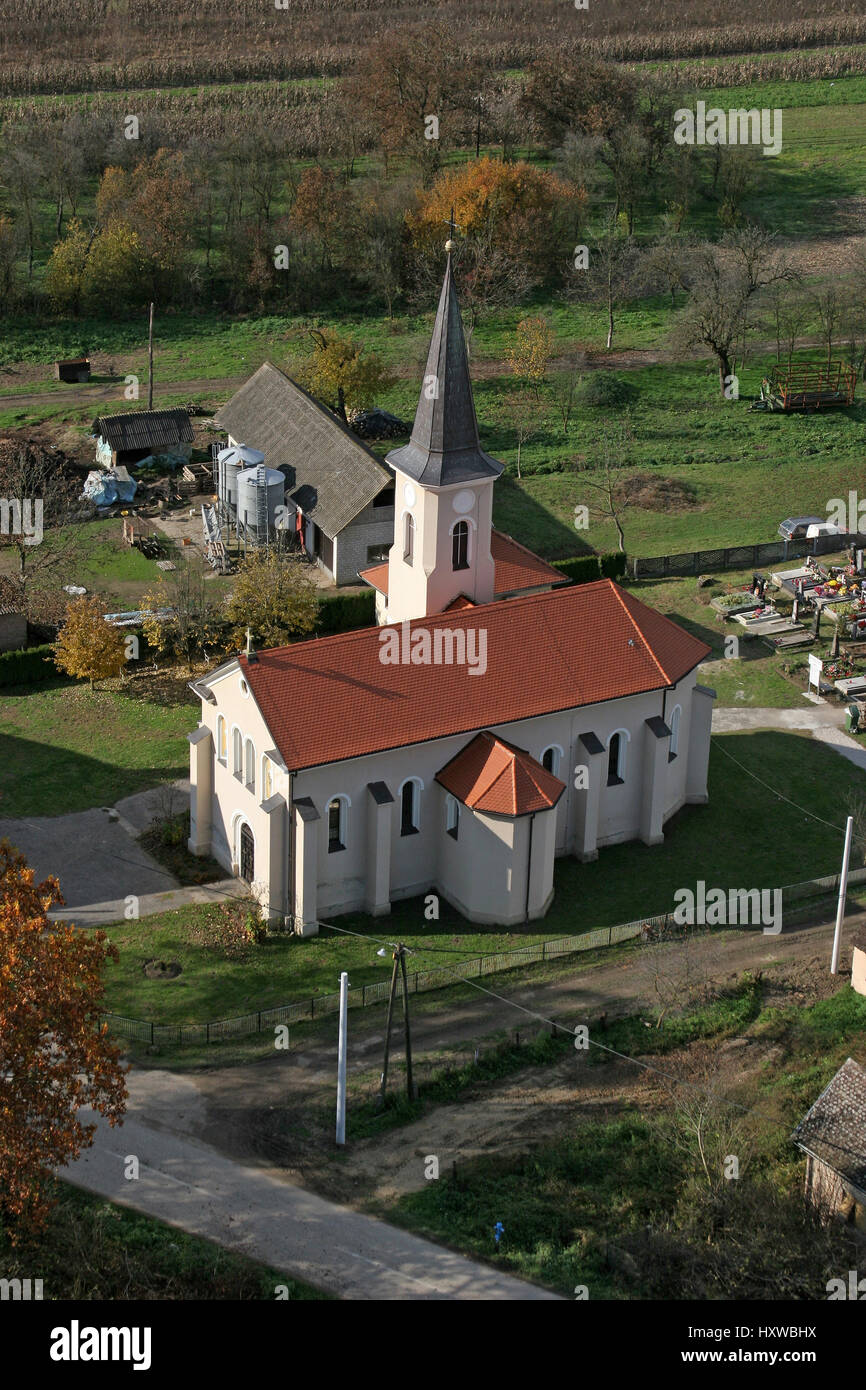 Parish Church of Saint Roch in Kratecko, Croatia Stock Photo