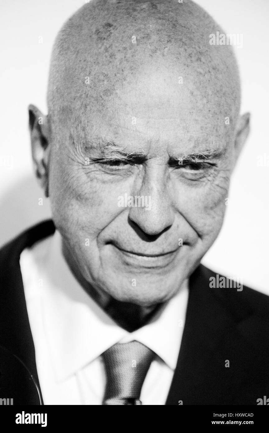 Actor Alan Arkin arrives for The CinemaCon Big Screen Achievement Awards on April 23, 2015 in Las Vegas, Nevada. Stock Photo