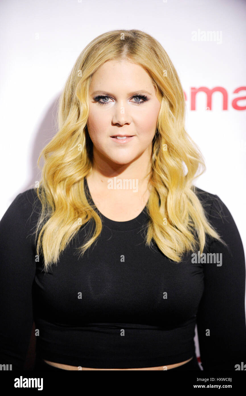 Actress/Comedian Amy Schumer arrives for The CinemaCon Big Screen Achievement Awards on April 23, 2015 in Las Vegas, Nevada. Stock Photo