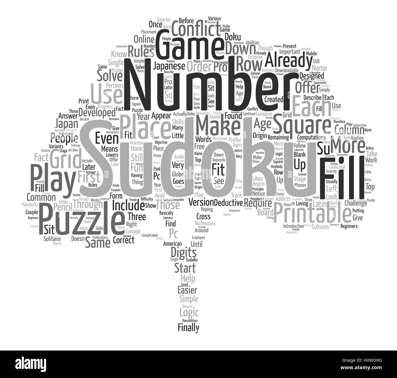 printable sudoku puzzles text background word cloud concept stock vector image art alamy