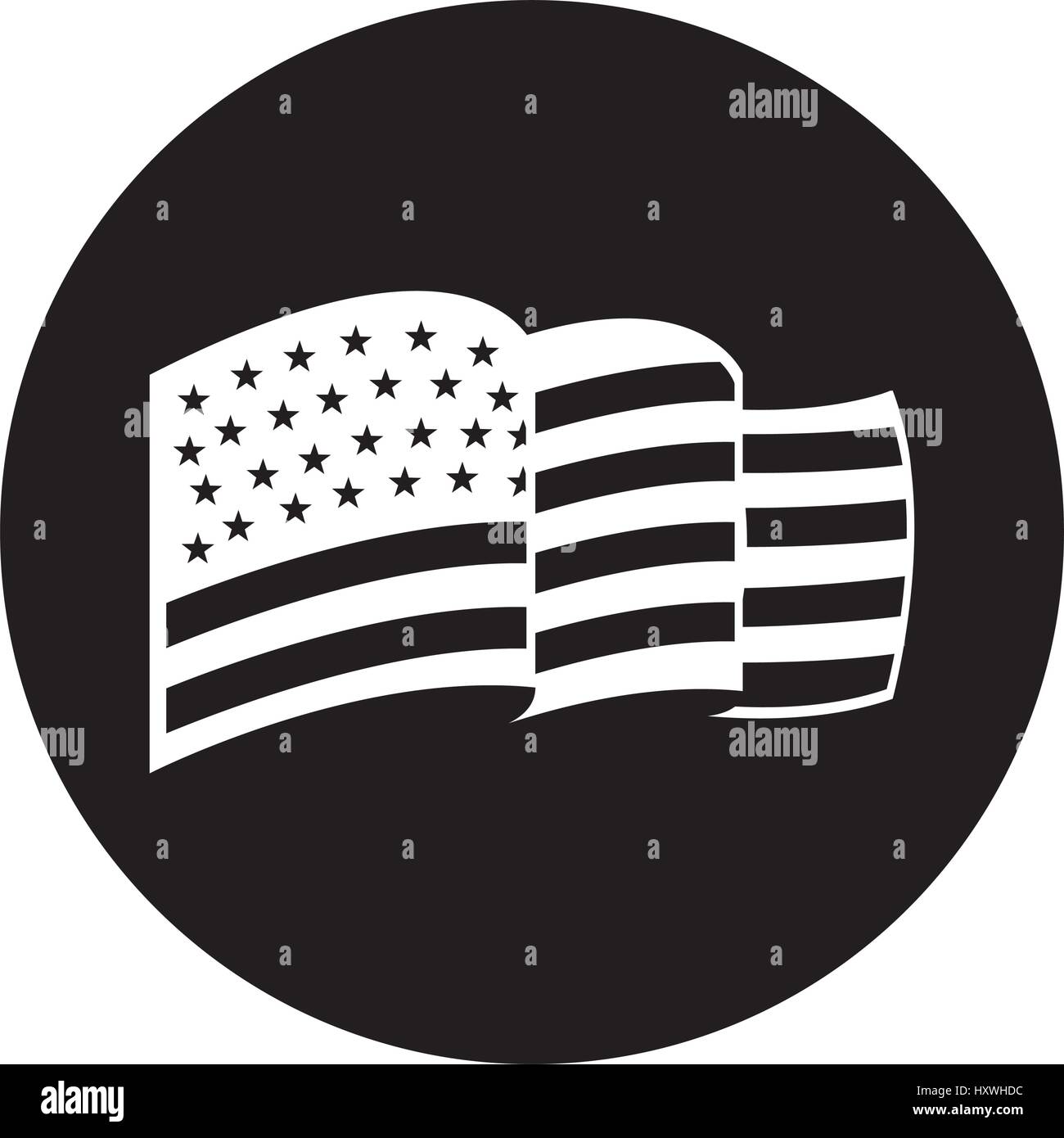 usa flag isolated icon vector illustration design Stock Vector Image ...