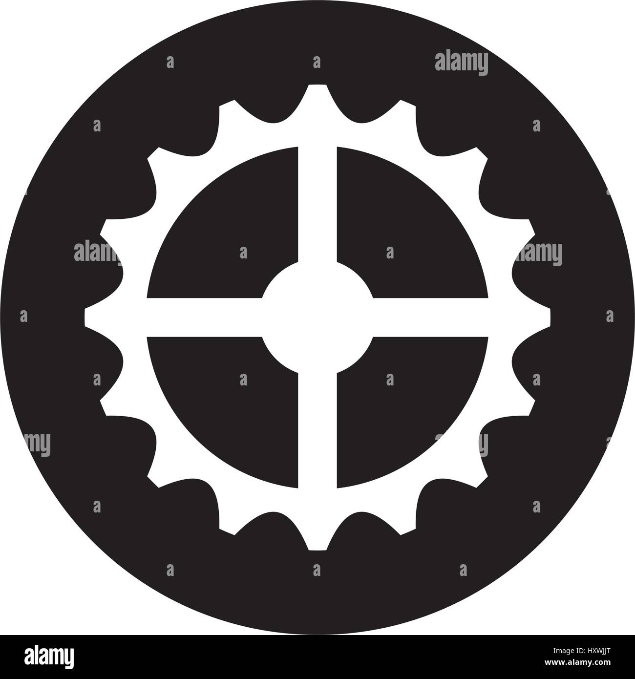 gear machine isolated icon vector illustration design Stock Vector ...