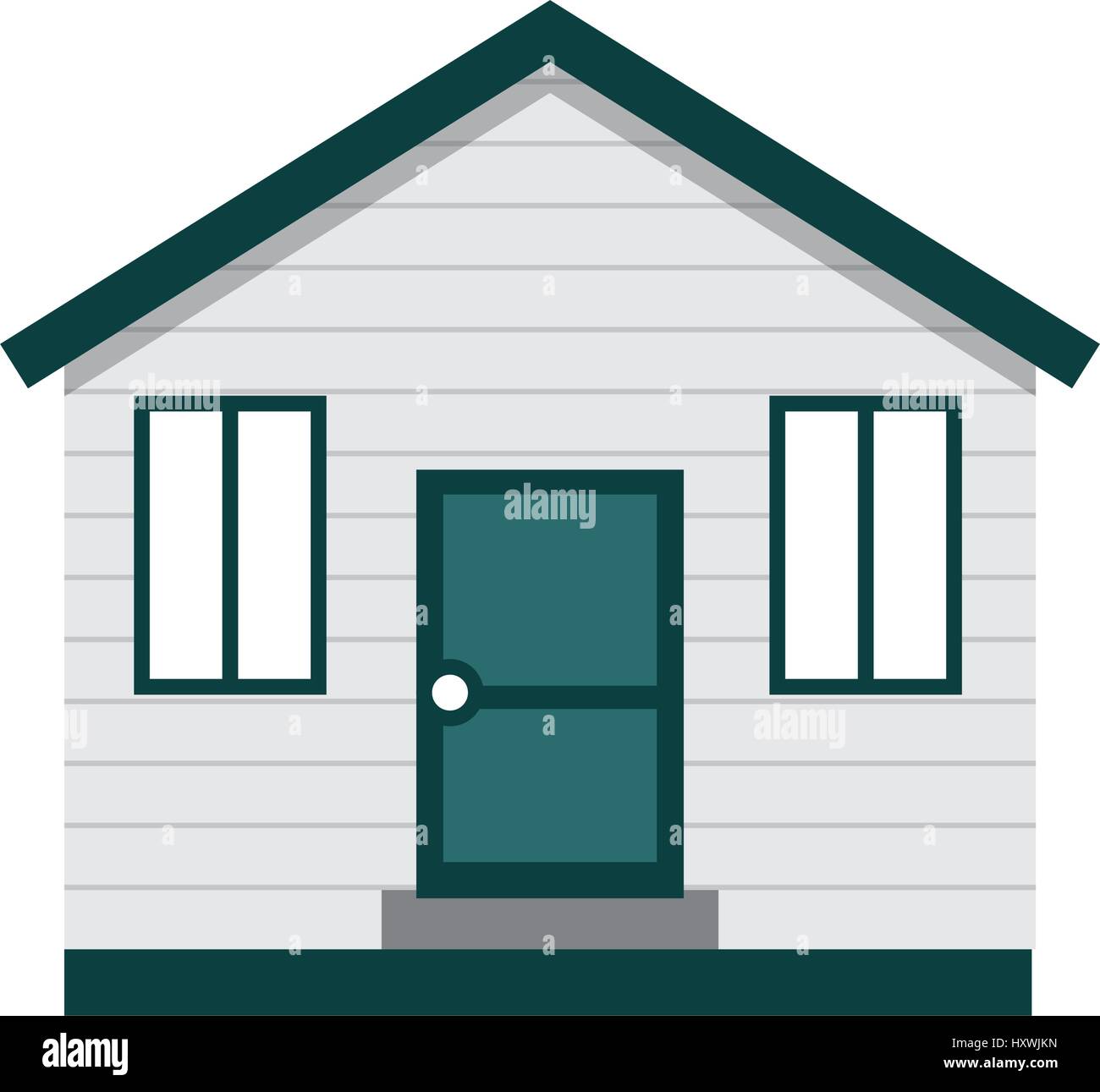cute wooden house isolated icon vector illustration design Stock Vector ...