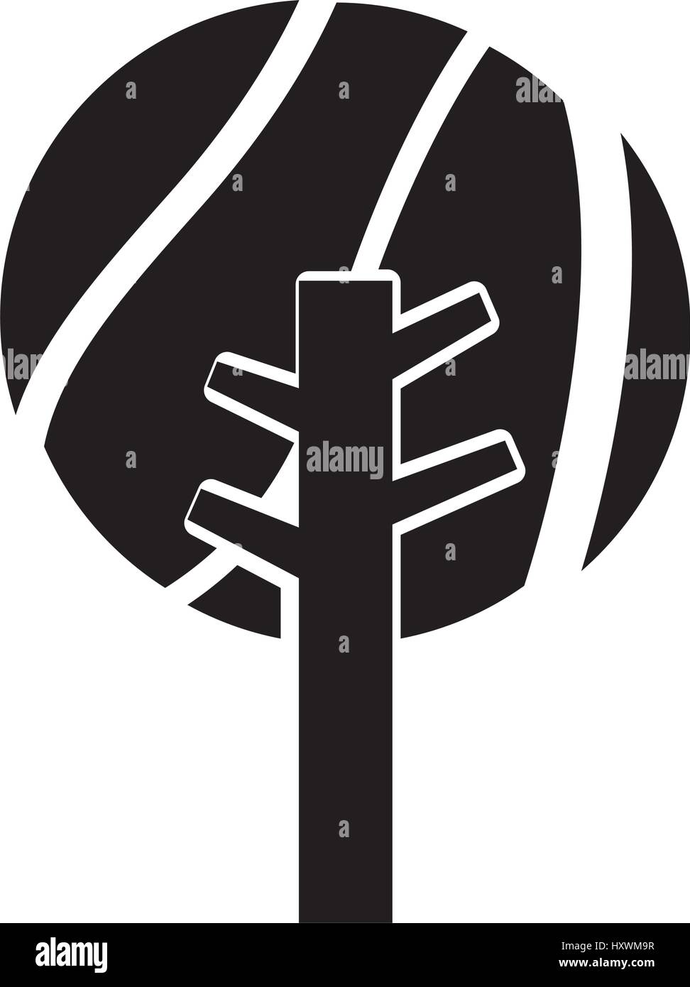 tree plant isolated icon vector illustration design Stock Vector Image ...