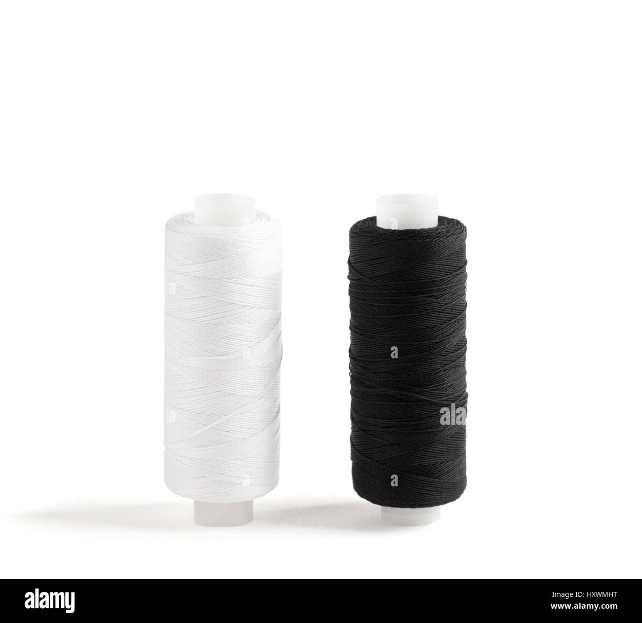 Sewing thread reels Black and White Stock Photos & Images - Alamy