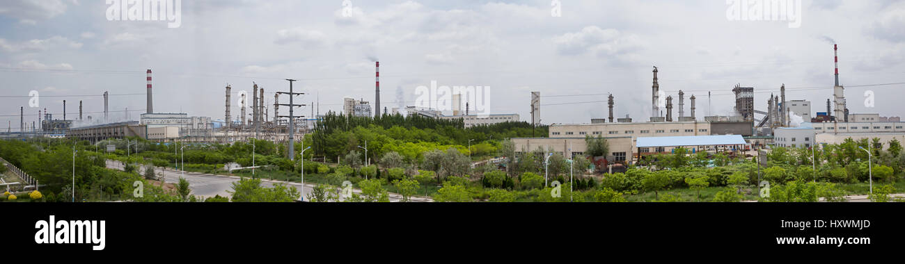 chemical plant Stock Photo