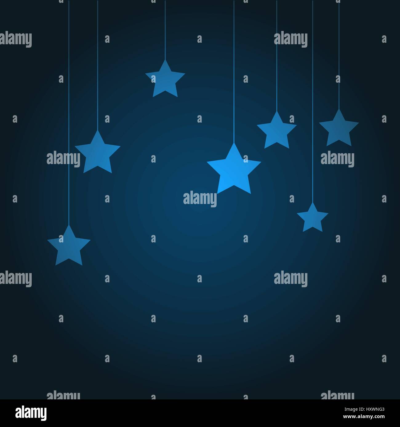 Blue background with stars Stock Vector Image & Art - Alamy