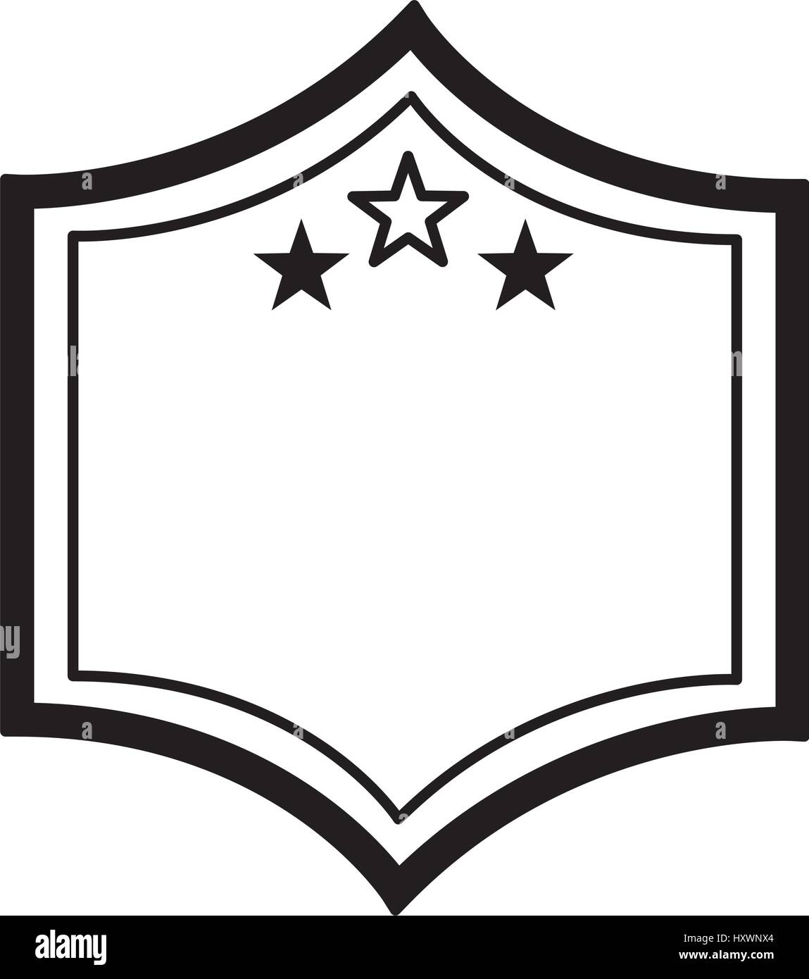 elegant shield frame icon Stock Vector Image & Art Alamy