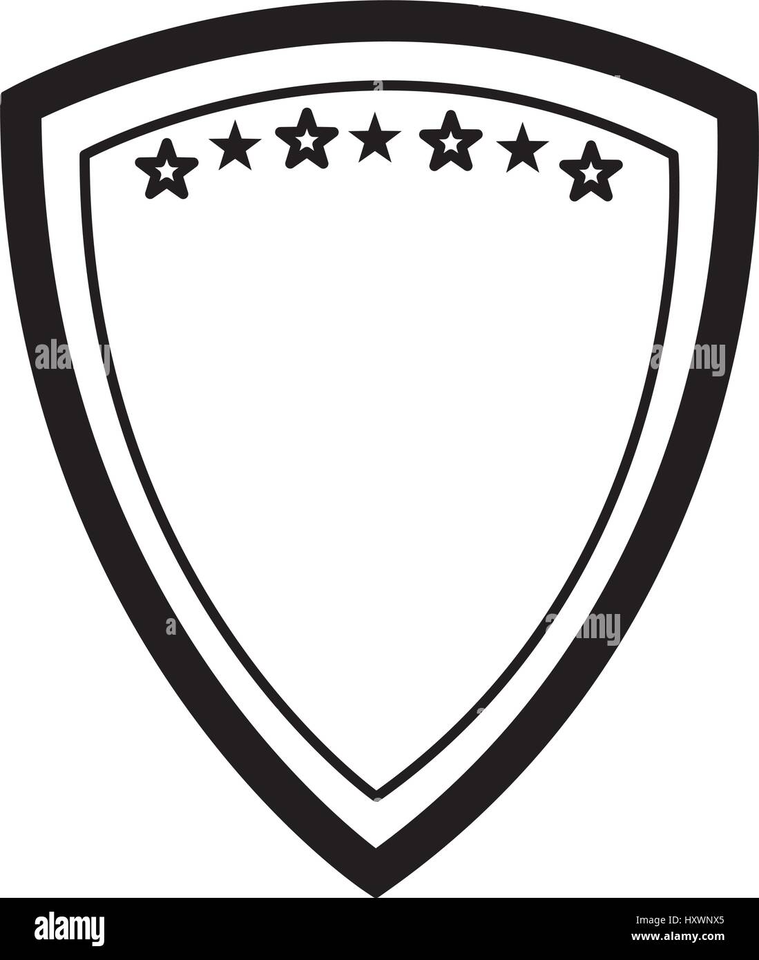 elegant shield frame icon Stock Vector Image & Art - Alamy