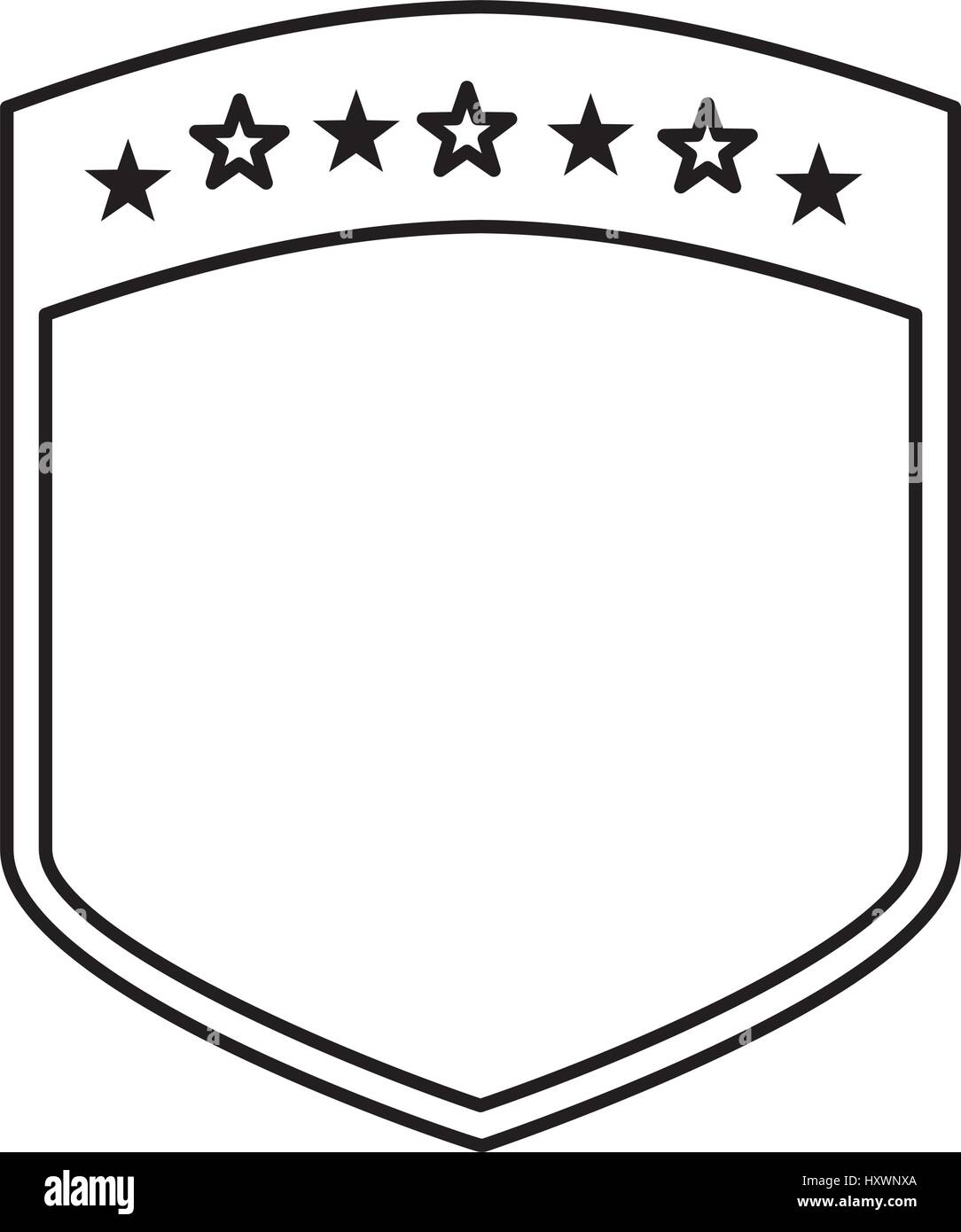 elegant shield frame icon Stock Vector Image & Art - Alamy