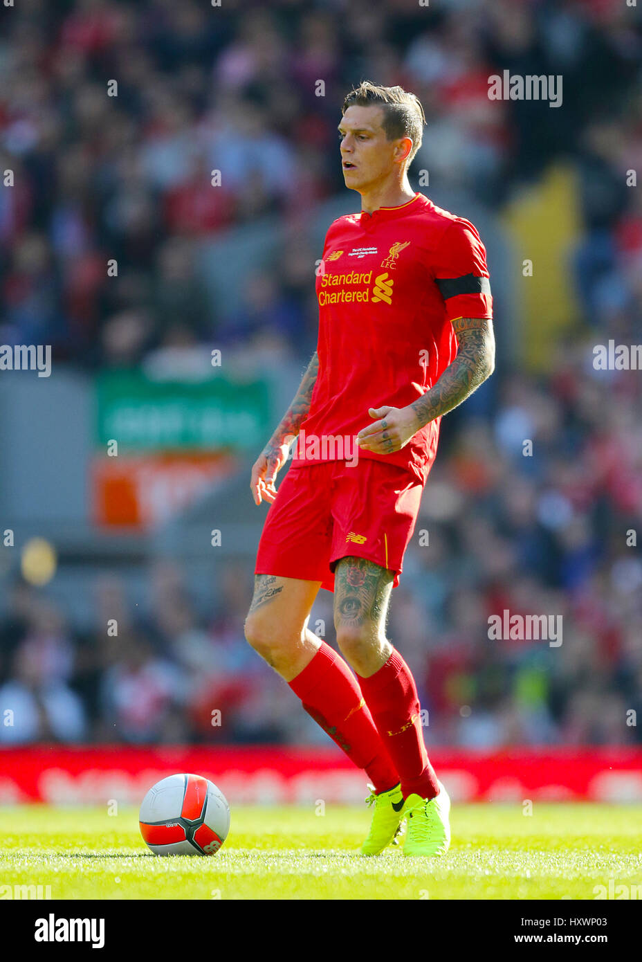 Daniel Agger Liverpool Legends Stock Photo Alamy