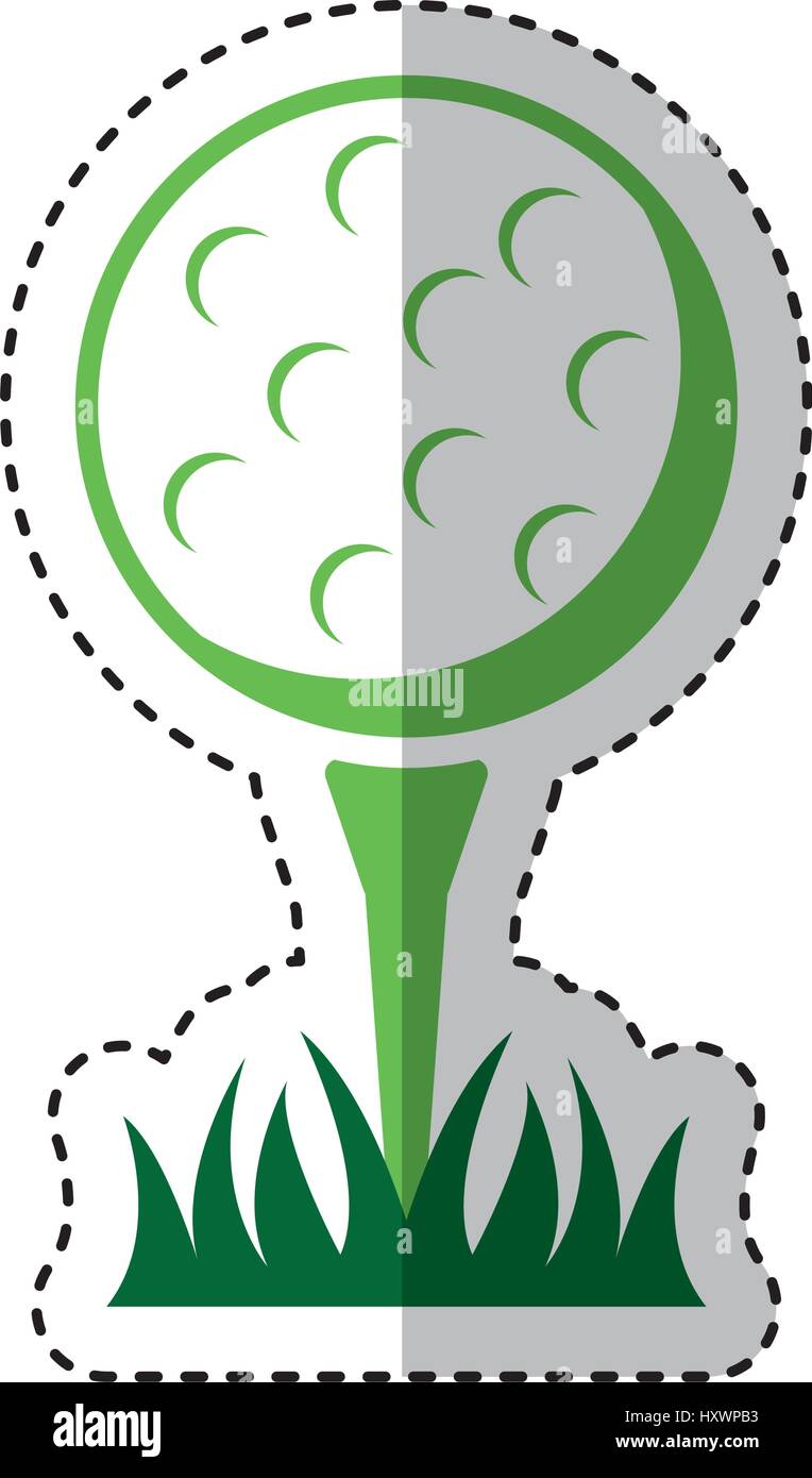 golf ball isolated icon Stock Vector Image & Art - Alamy