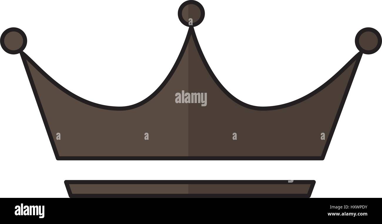 king crown isolated icon Stock Vector Image & Art - Alamy