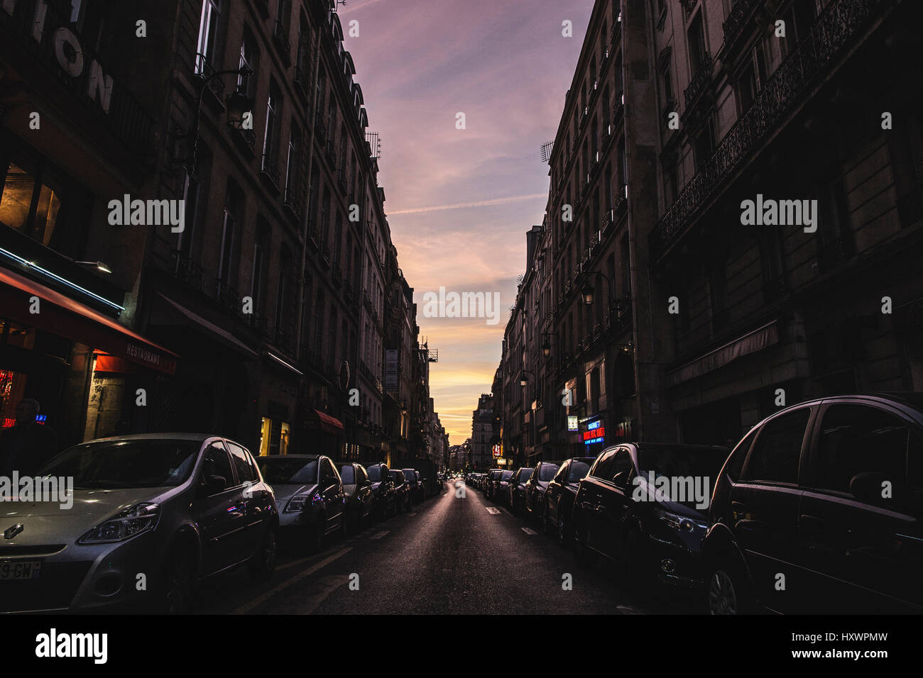 A street in Paris, France Stock Photo - Alamy