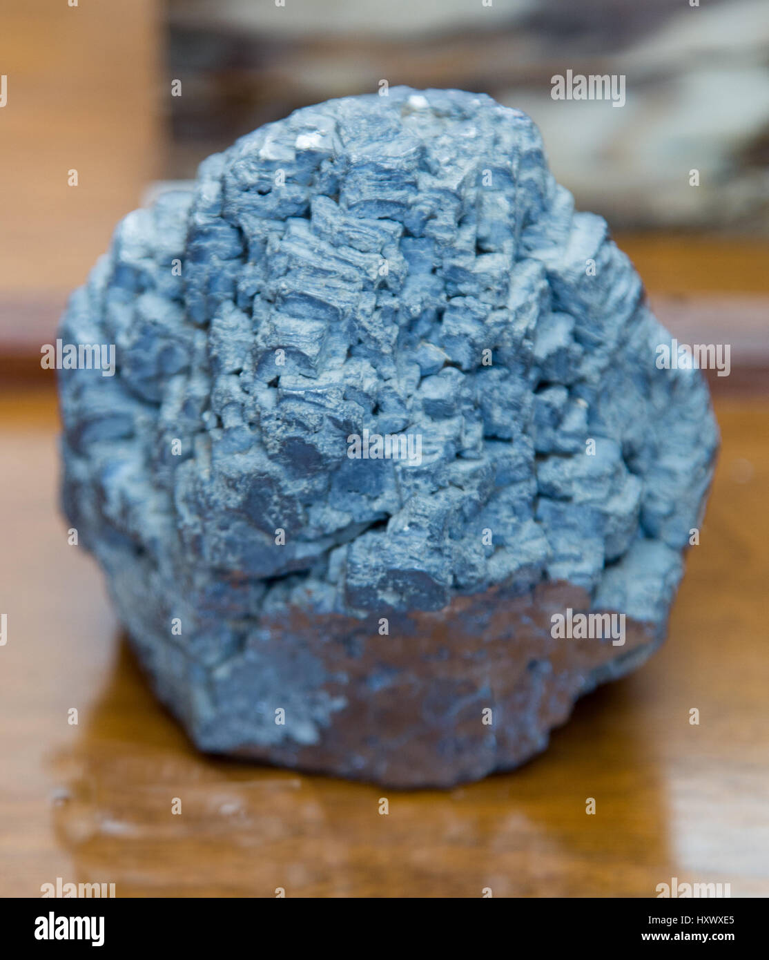 Galena rock found in Gallatin County, Montana. Stock Photo