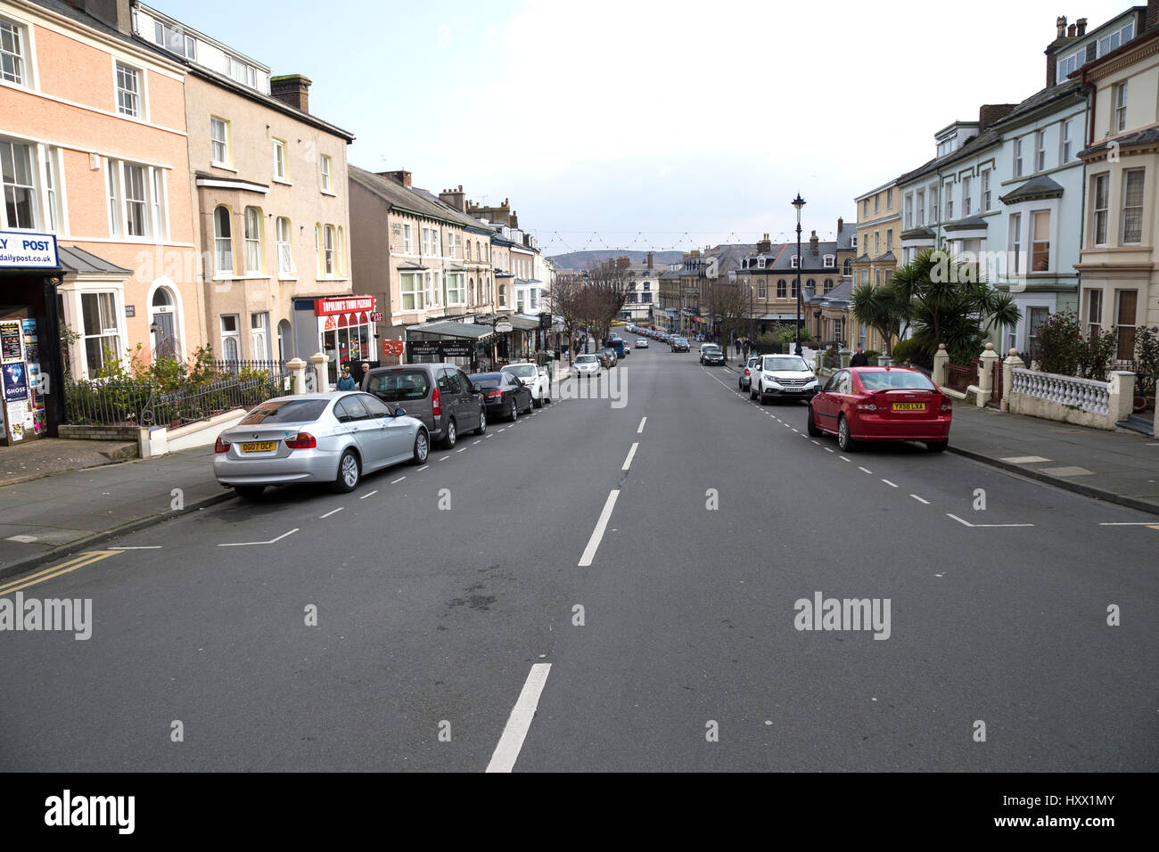 Llandudno mostyn street hi-res stock photography and images - Alamy