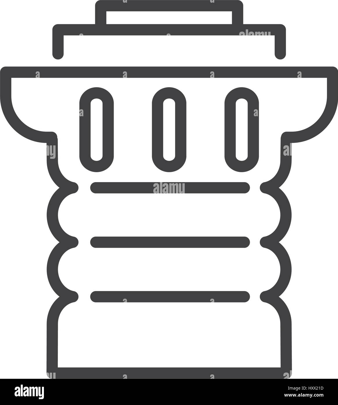 Ancient columns line icon Stock Vector Image & Art - Alamy