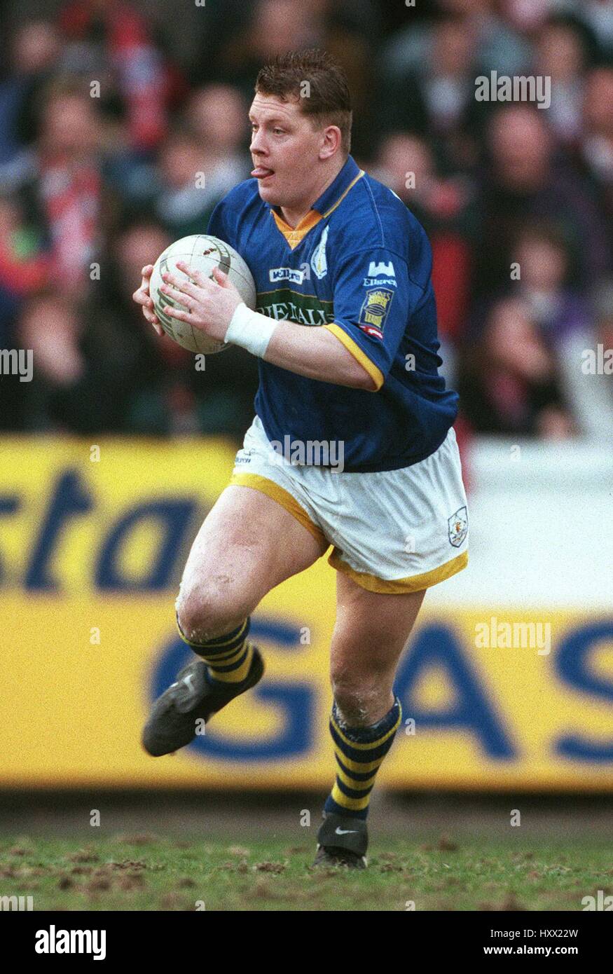 LEE PENNY WARRINGTON RLFC 21 April 1996 Stock Photo Alamy