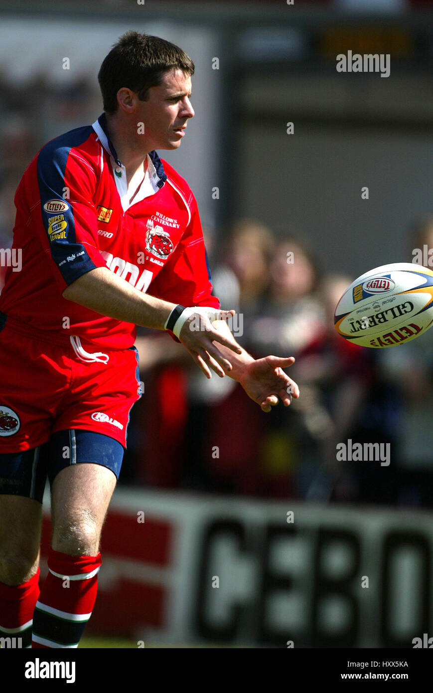 STEVE BLAKELEY SALFORD REDS RLFC  SALFORD MANCHESTER 05 May 2002 Stock Photo