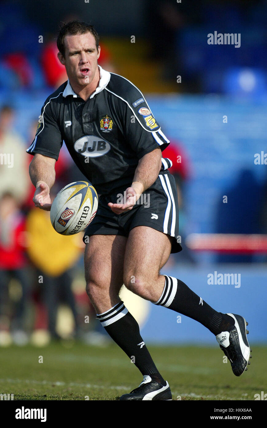 PAUL JOHNSON WIGAN WARRIORS BELLE VUE WAKEFIELD 23 March 2003 Stock 