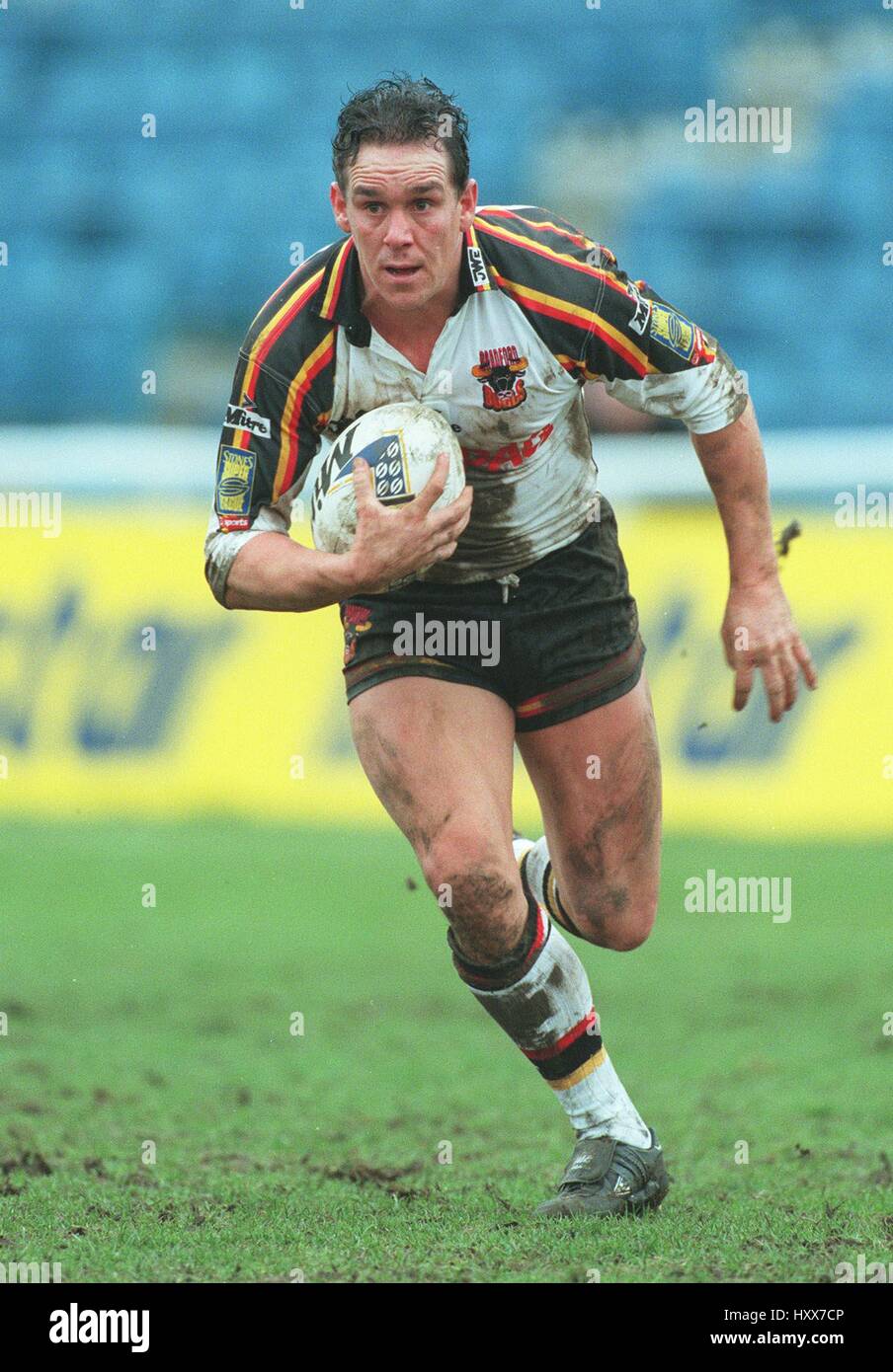 Spruce Rugby STUART SPRUCE BRADFORD BULLS RLFC 22 February 1997 Stock Photo - Alamy