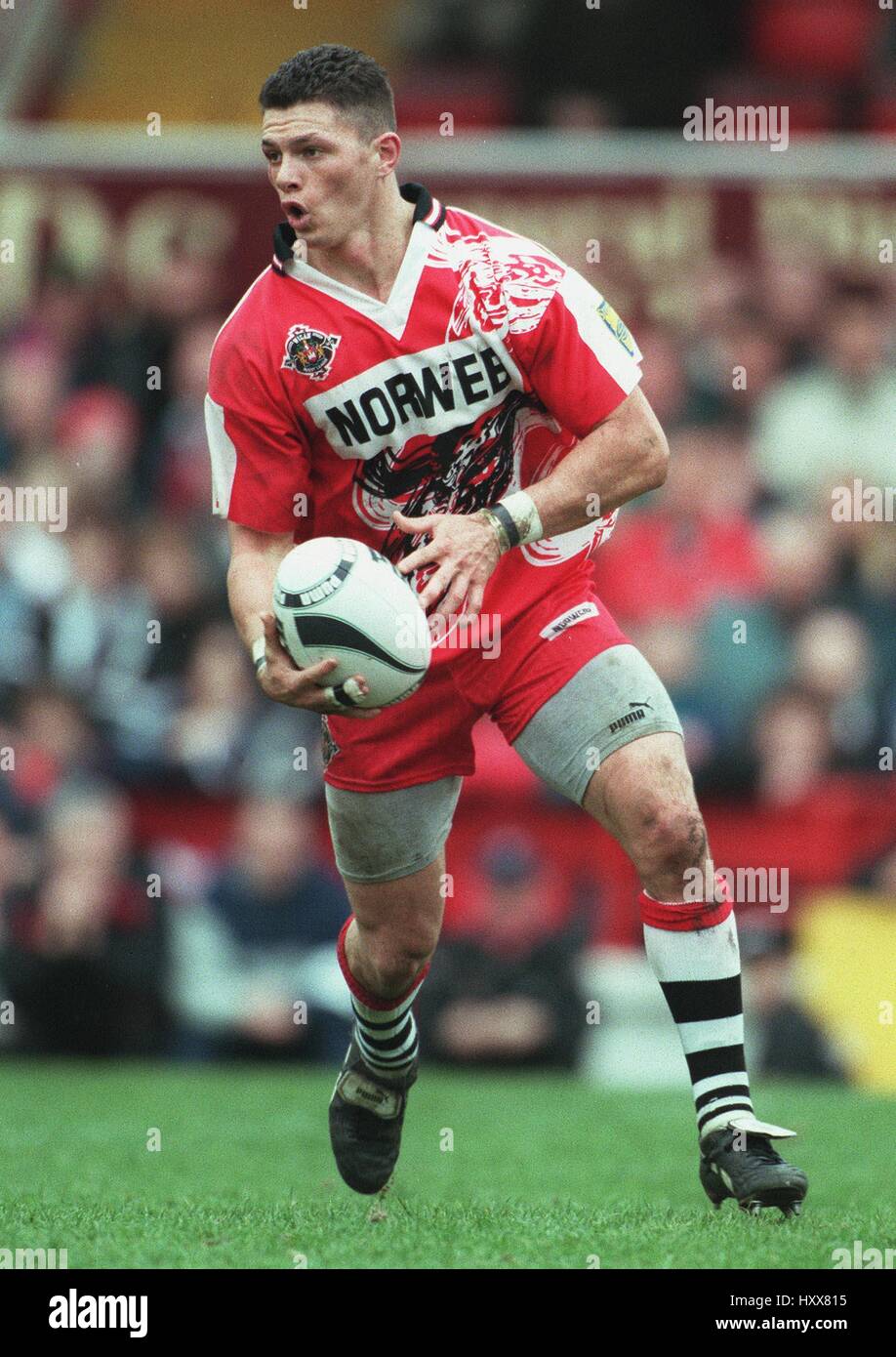 HENRY PAUL WIGAN WARRIORS RLFC 18 March 1997 Stock Photo - Alamy