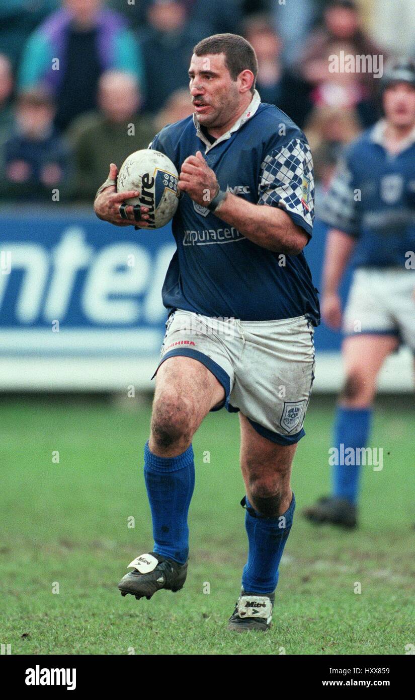 Maillot De Rugby Vintage Halifax R.L.F.C - Blue Sox, Stag Stones, Taille L, Adulte