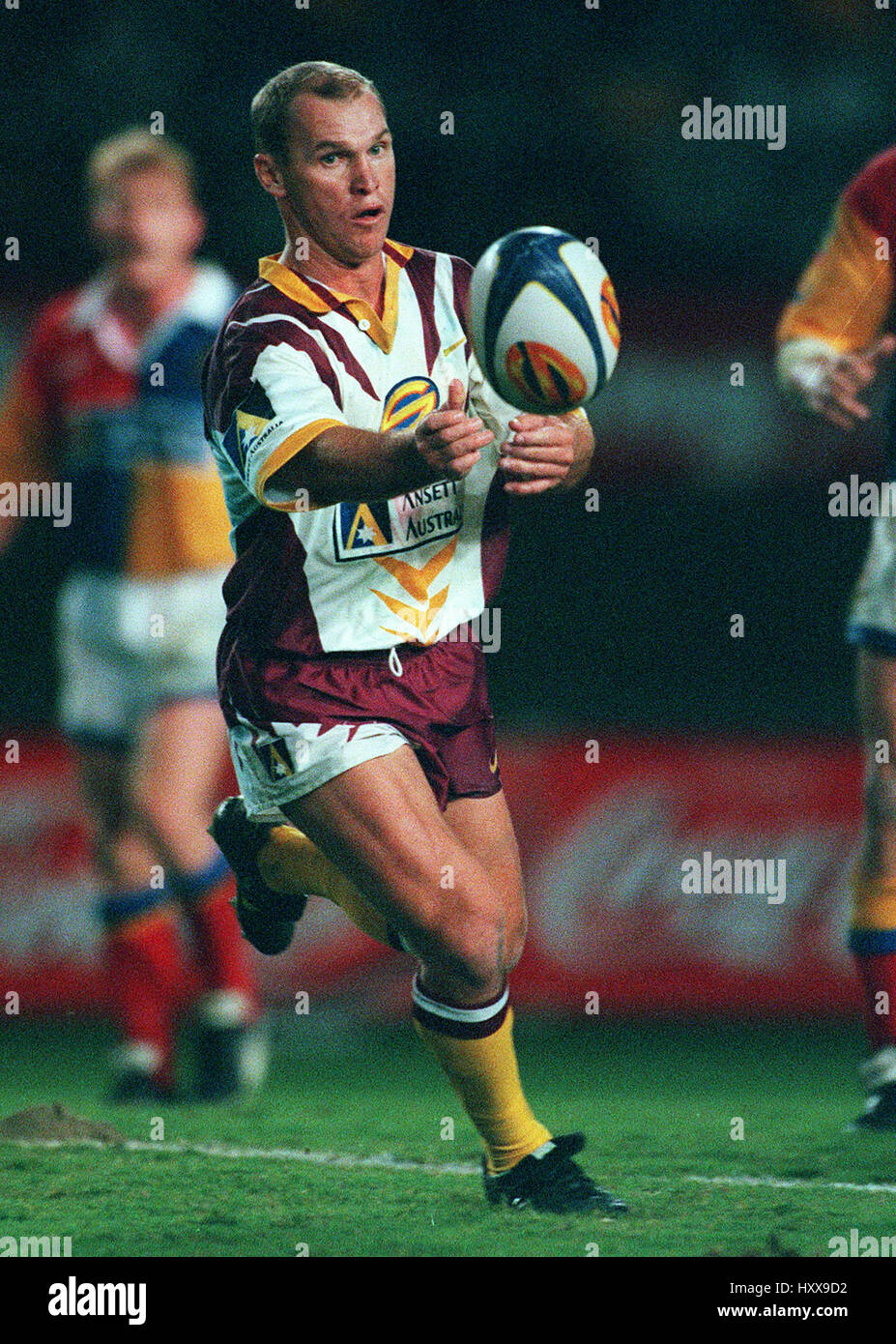 ALLAN LANGER BRISBANE BRONCOS 24 July 1997 Stock Photo Alamy