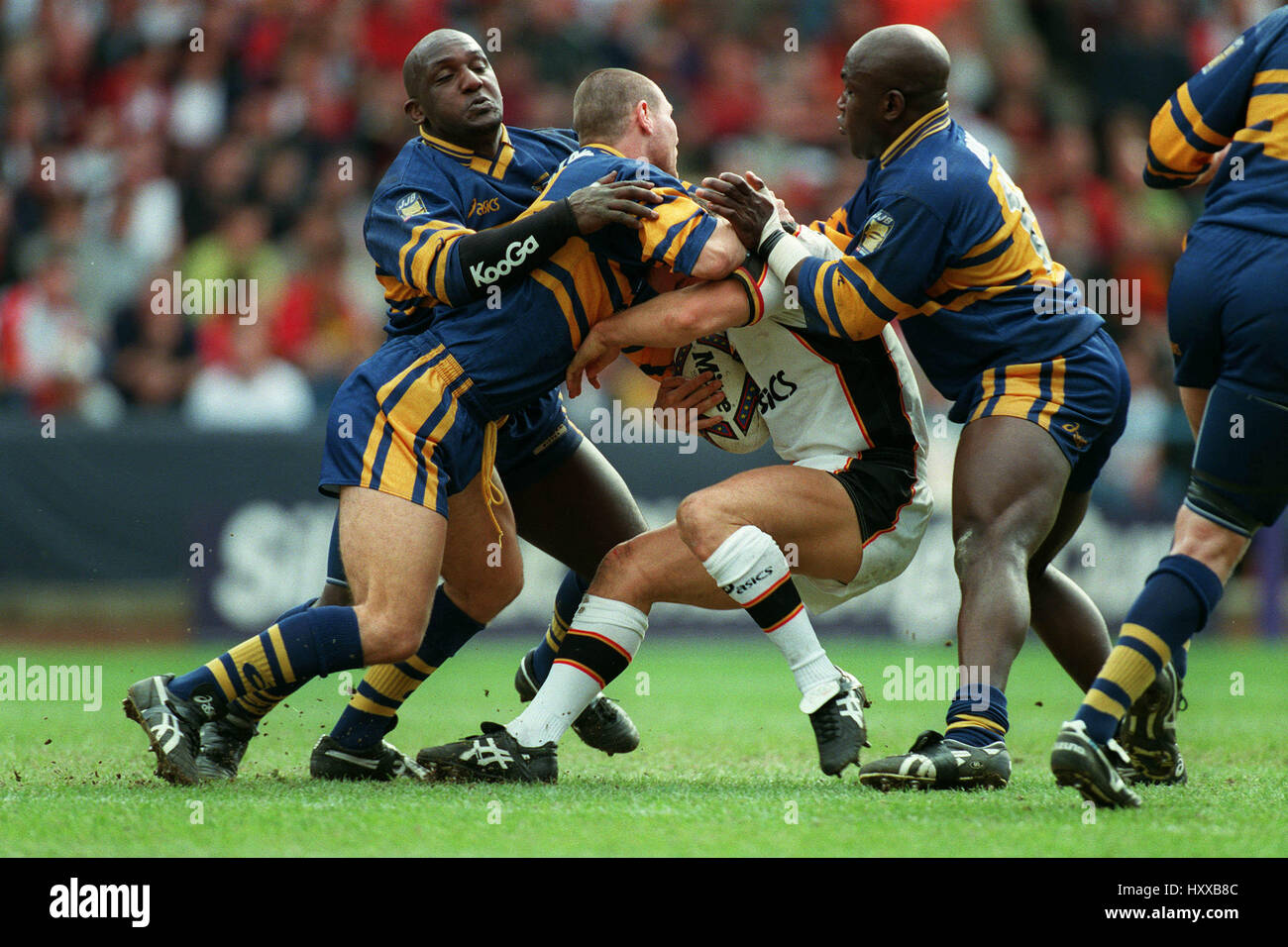 ROBBIE PAUL TAKES A BATTERING BRADFORD BULLS V LEEDS RHINOS 28 March
