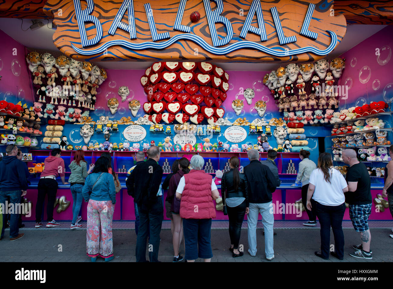 Wiener Prater, Wurstelprater, Wien, Österreich Stock Photo