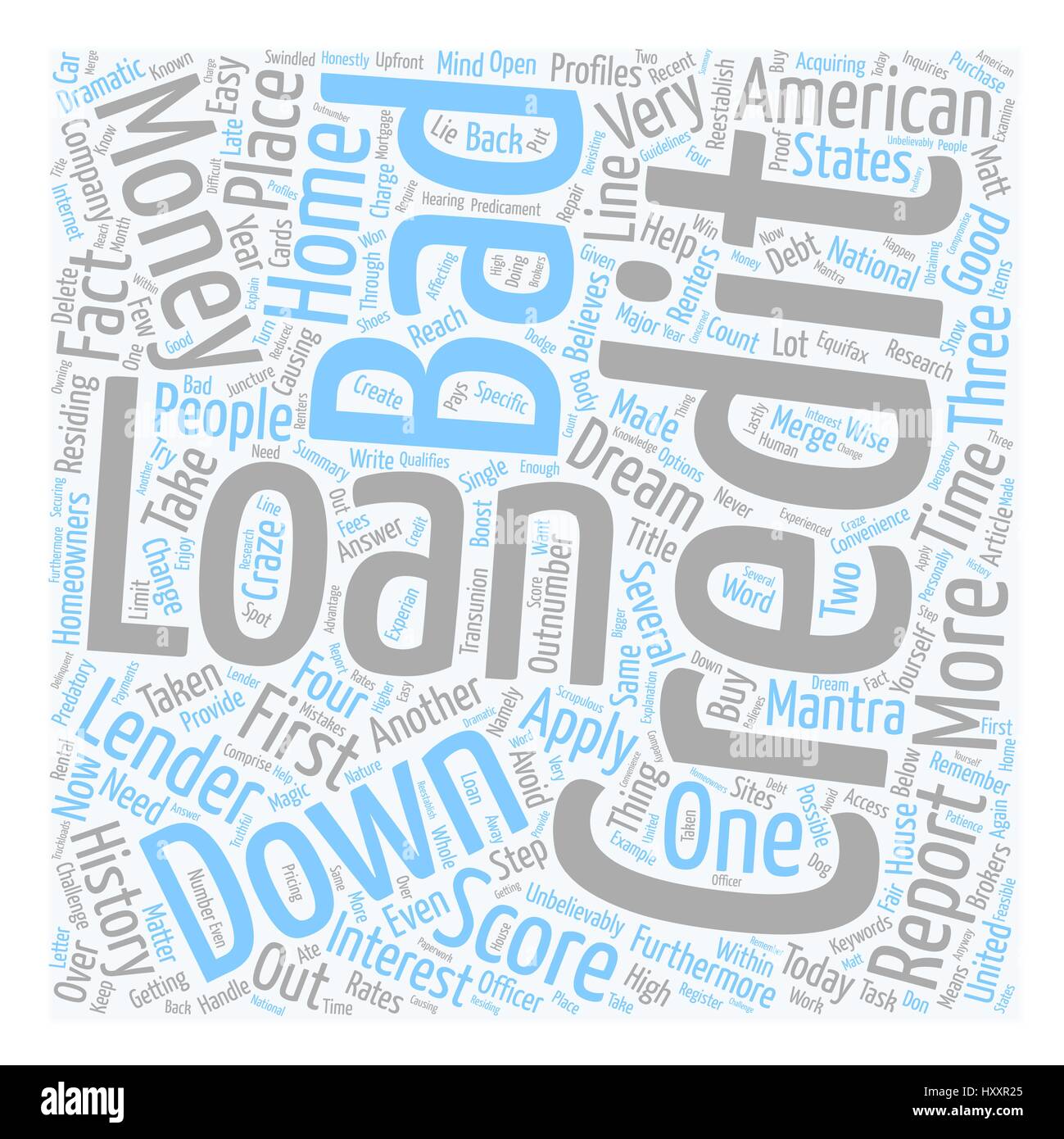 Theres No Place Stock Vector Images Alamy Bad Credit No Money Down Loans Help Within Reach Text Background Wordcloud HXXR25 