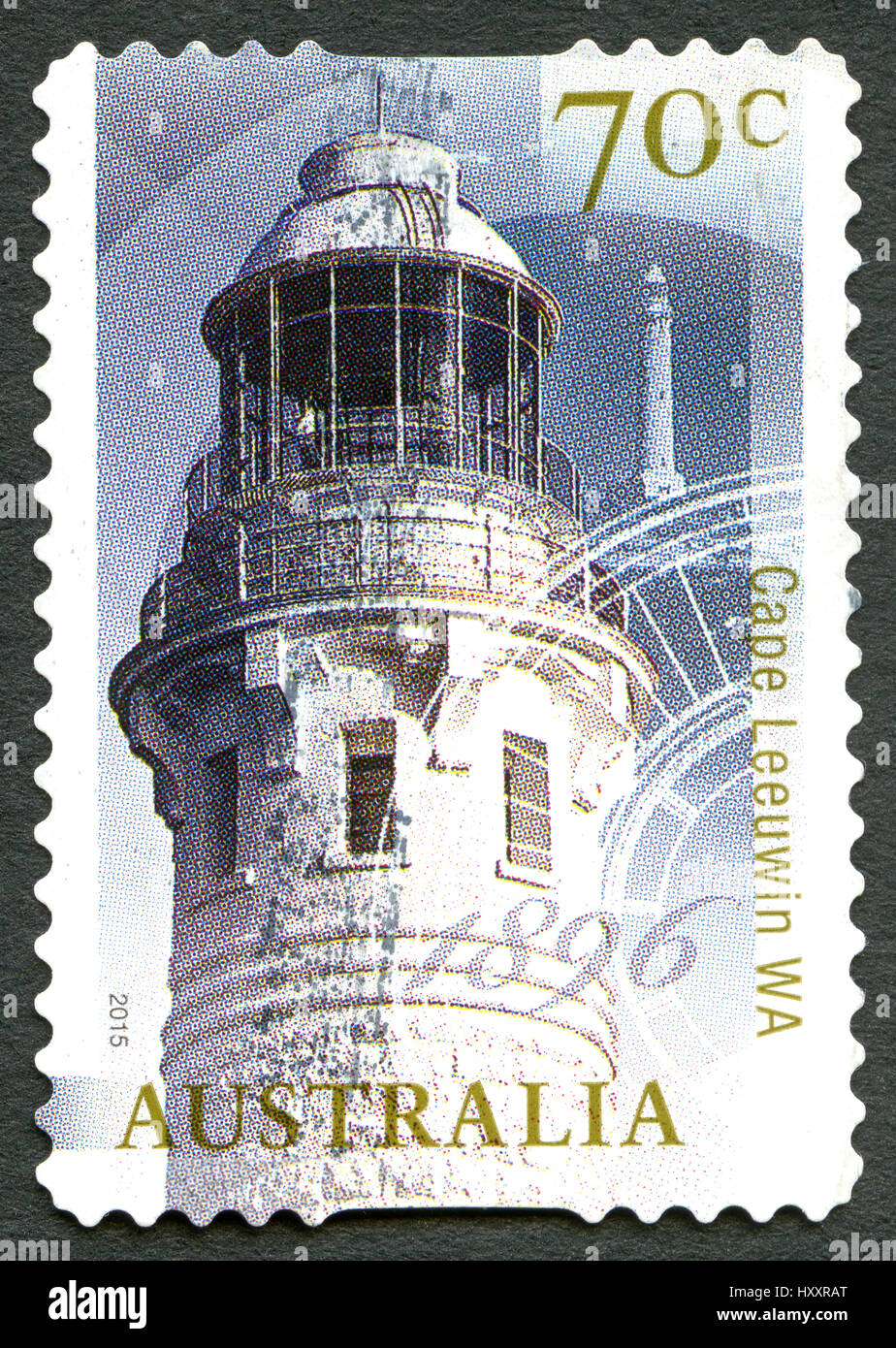 AUSTRALIA CIRCA 2015 A used postage stamp from Australia, depicting