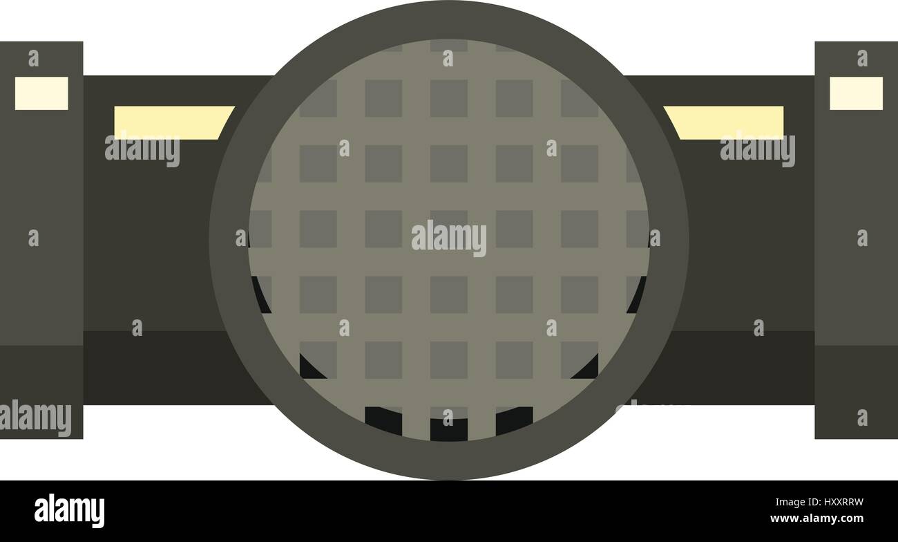Drainage system icon, flat style Stock Vector Image & Art - Alamy