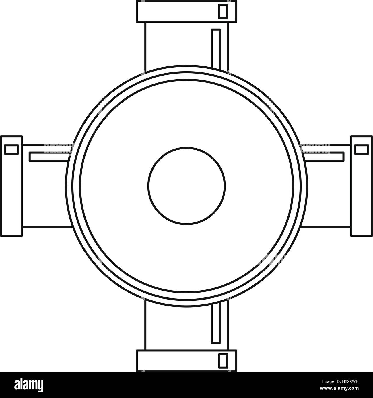Black pvc pipes Stock Vector Images - Alamy