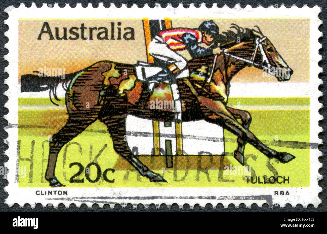 AUSTRALIA CIRCA 1978 A used postage stamp from Australia, depicting