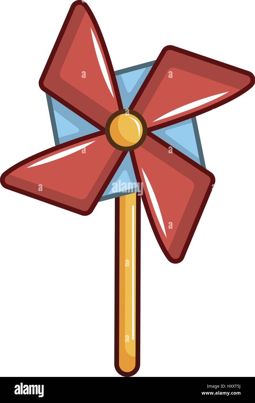 Turning pinwheel Stock Vector Images - Alamy